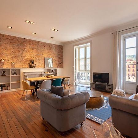 Confort Y Diseno Con Vistas Al Casco Viejo Bilbao Kültér fotó