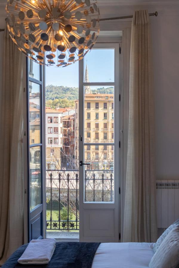 Confort Y Diseno Con Vistas Al Casco Viejo Bilbao Kültér fotó
